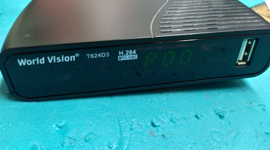 World Vision T624D3 не включается