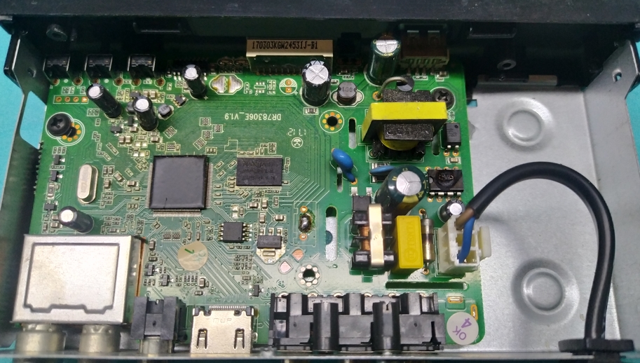 Romsat T2020 плата DR78306E_V1.9