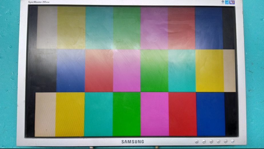 Монитор Samsung 205BW после прошивки