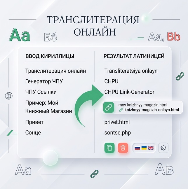 Транслит онлайн