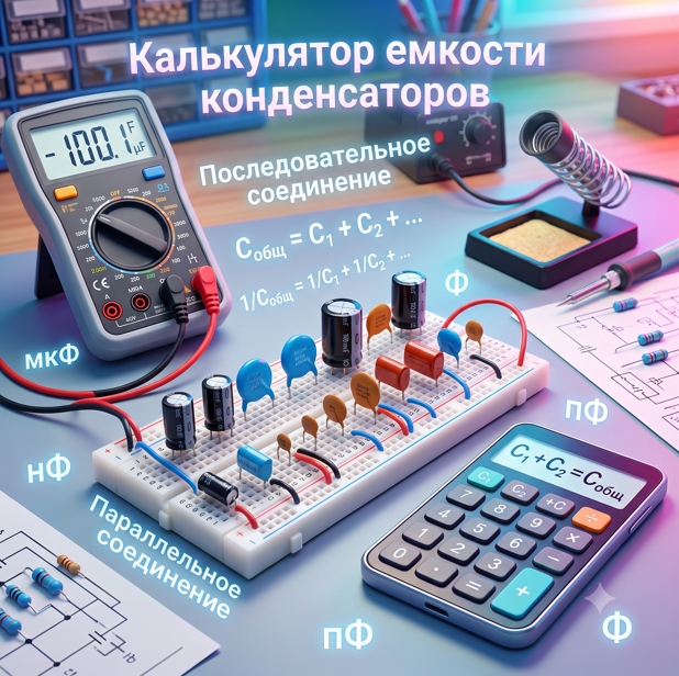 Калькулятор емкости конденсаторов