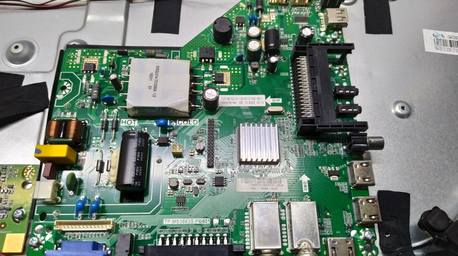 Main board TP.MS3663S.PB801 телевизор Vinga L43FHD22B