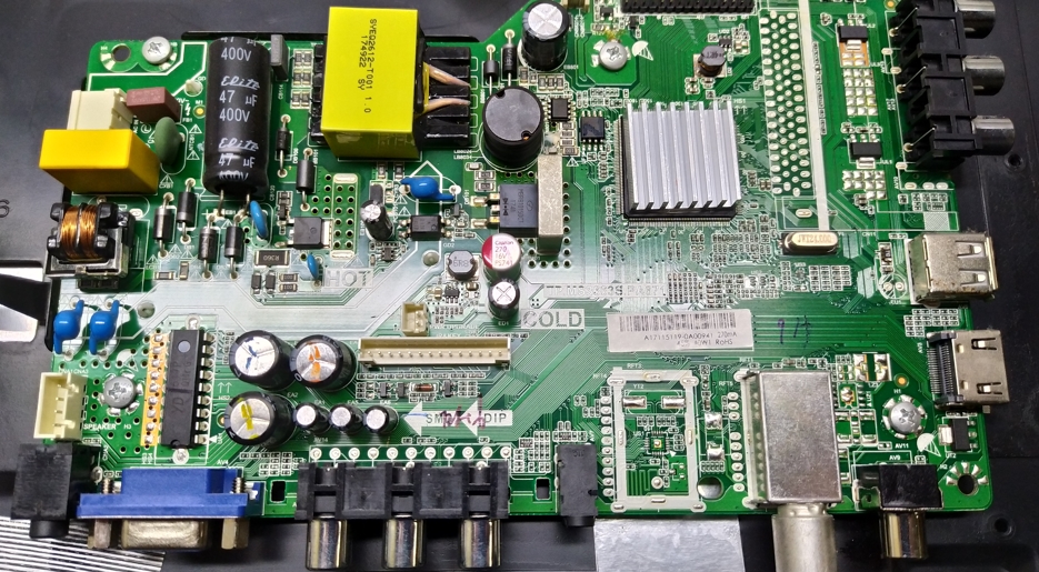 Main board TP.MS3663S.PA671 телевизора Akai UA24DF2110T2