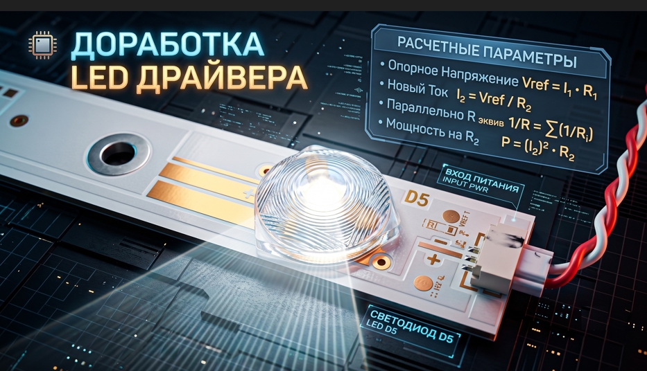 Доработка LED драйвера