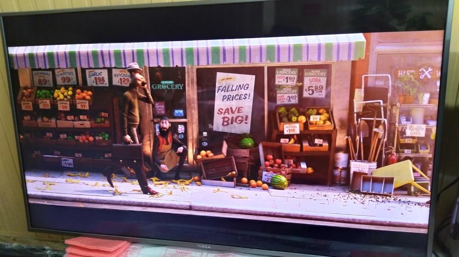 Восстановленная подсветка телевизора Vinga L55UHD20G