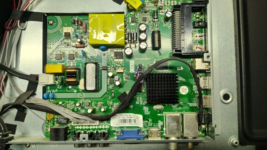 Main board P75-2841V6.0 тв Hoffson A40FHD200T2S