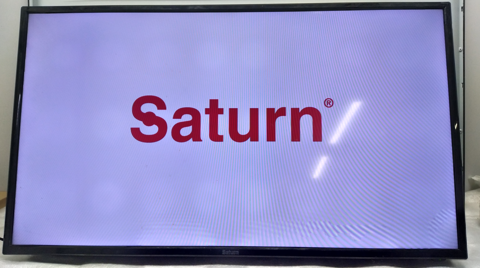 Телевизор Saturn TV LED40FHD500UST2 завис на логотипе