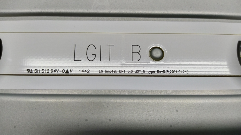 Маркировка LED планки LG Innotek DRT 3.0 32"_A type Rev0.2 тв LG 32LB563V-ZT