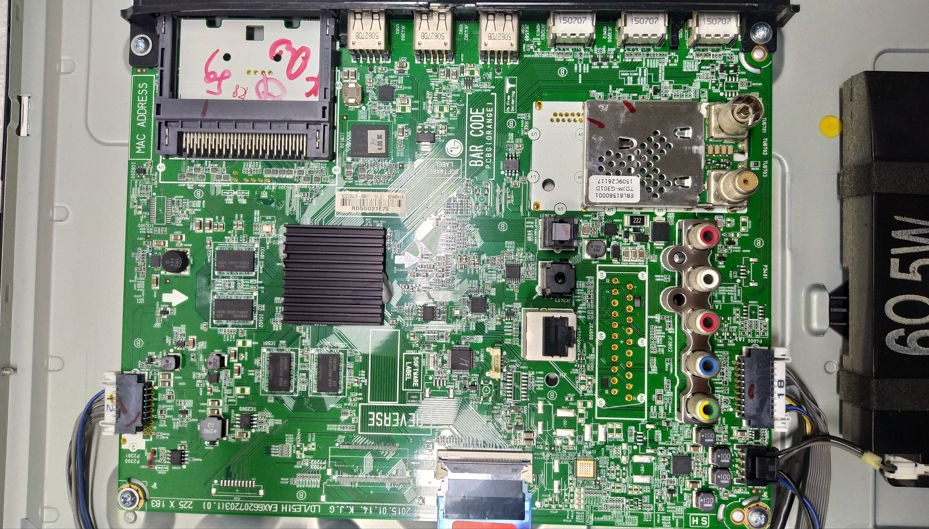 Main board EAX66207203(1.0), LD/LE51H тв LG 32LF640V-ZA