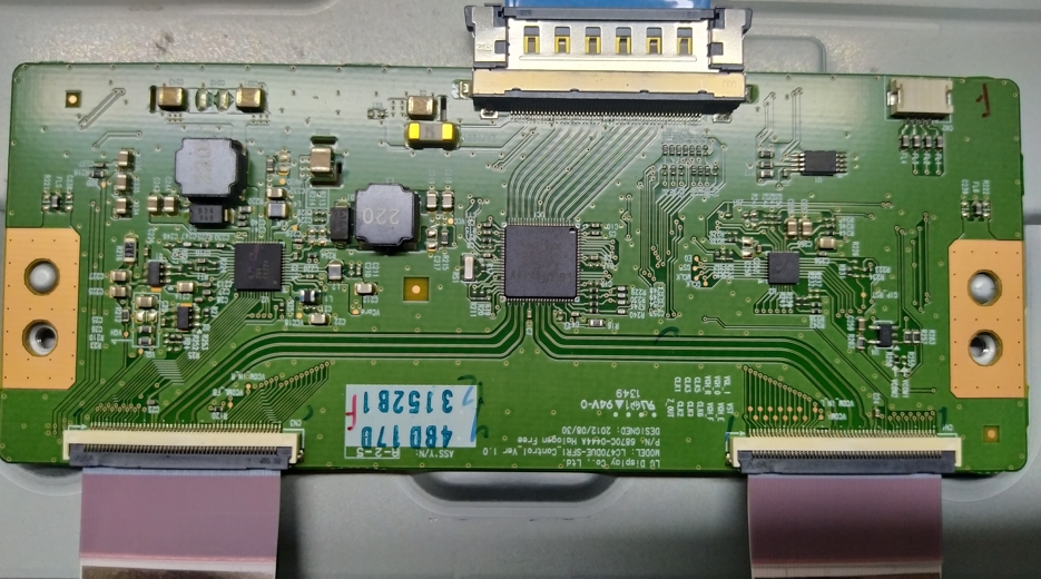 T-con LC470DUE-SFR1_Control_Ver 1.0, 6870C-0444A тв LG 42LA620V-ZA