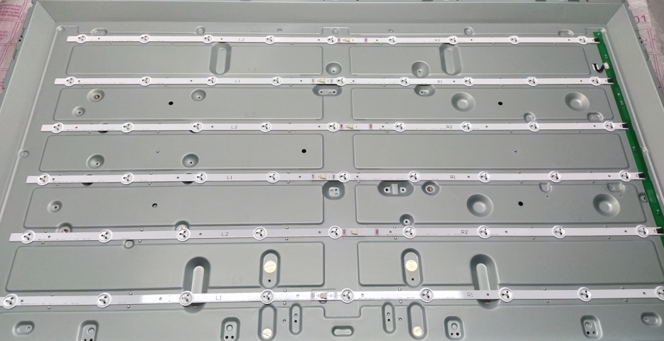 Планки подсветки 6916L-1261A, 6916L-1259A, 6916L-1262A, 6916L-1260A телевизора LG 42LA620V-ZA