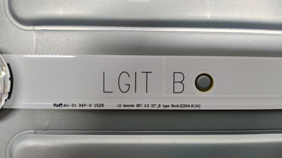 Маркировка планки подсветки LG Innotek DRT 3.0 32"_B type Rev0.2 тв LG 32LF640V-ZA